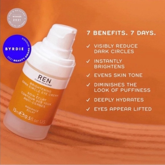 NIB REN brightening dark circle eye cream - Picture 2 of 3